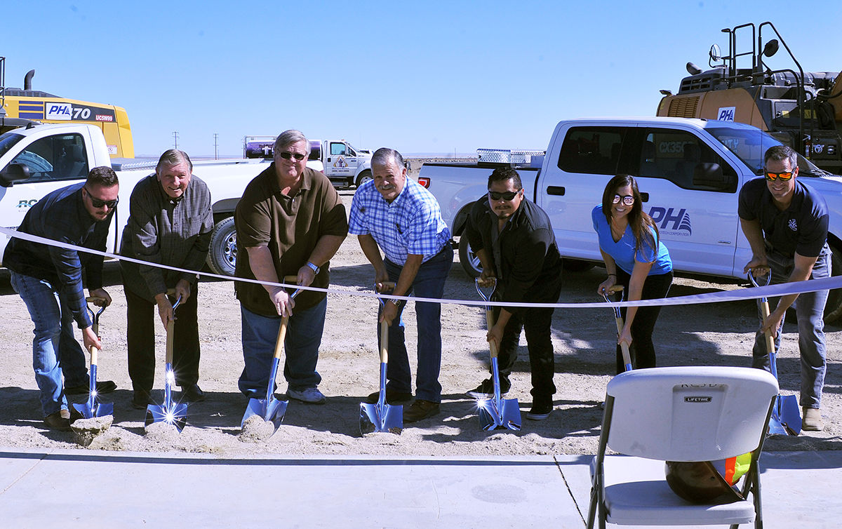 Rosamond Community Services District breaks ground on new plant